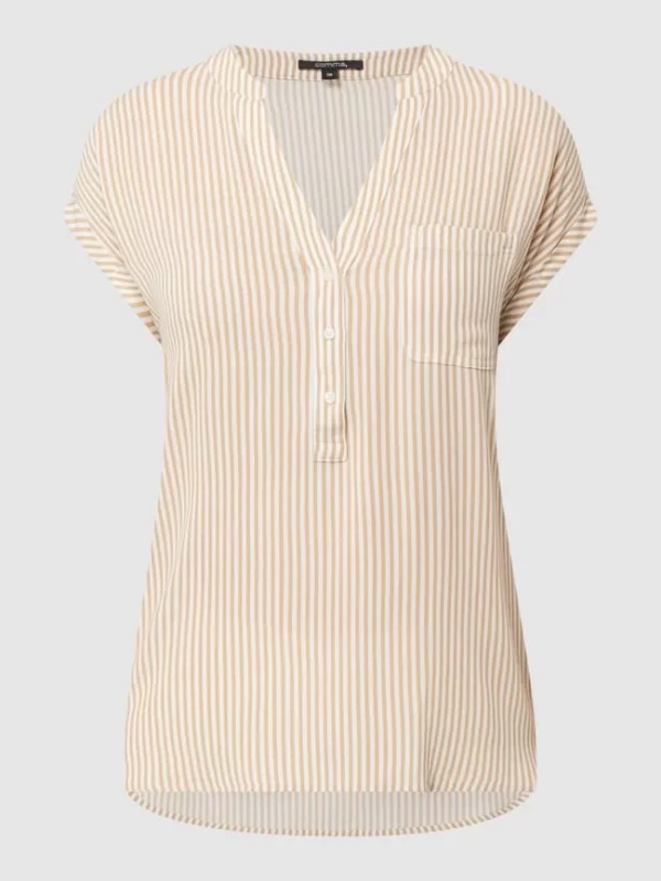 Comma Bluse Aus Viskose – Sand 3
