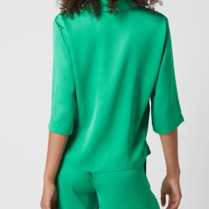Moves Bluse Aus Satin Modell ‘Satinna’ – Grün 15