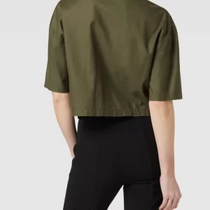 HUGO Kurzärmelige Bluse Mit Pattentaschen Modell ‘Enria’ – Khaki 15