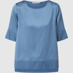 (The Mercer) N.Y. Blusenshirt Mit Seide-Anteil – Rauchblau 9