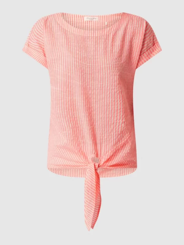 Christian Berg Woman Blusenshirt Aus Baumwolle – Neon Orange 3
