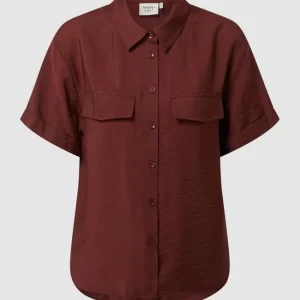 Another Label Bluse Aus Viskosemischung Modell ‘Laurel’ – Schokobraun 9