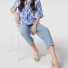 Christian Berg Woman Bluse Mit Allover-Muster – Weiß 19