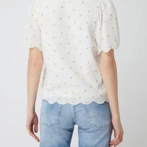 Atelier Reve Blusenshirt Mit Herzchen-Prints – Offwhite 15
