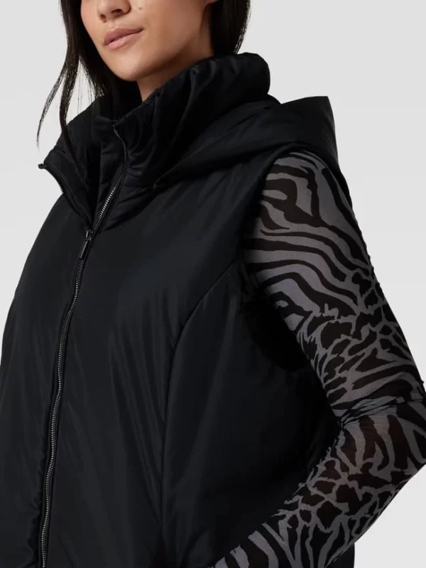 Marina Rinaldi PLUS SIZE Weste Mit Seitlichen Eingrifftaschen Modell ‘Paolo’ – Dunkelblau 4