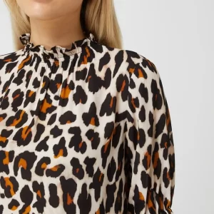 Tonno & Panna Blusenshirt Mit Leopardenmuster Modell ‘Tinka’ – Schwarz 11
