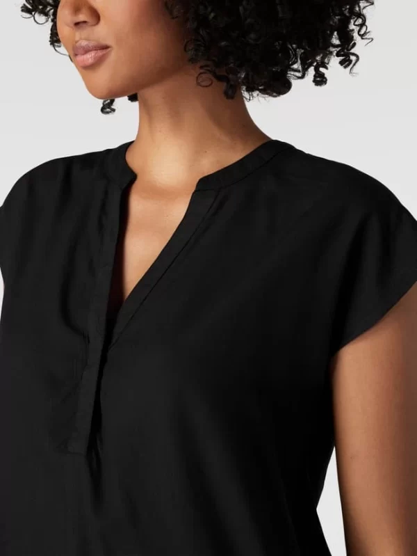 Montego Blusenshirt Mit V-Ausschnitt – Schwarz 4