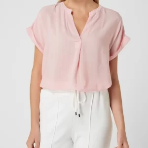 Redraft Blusenshirt Aus Viskose – Rot 13