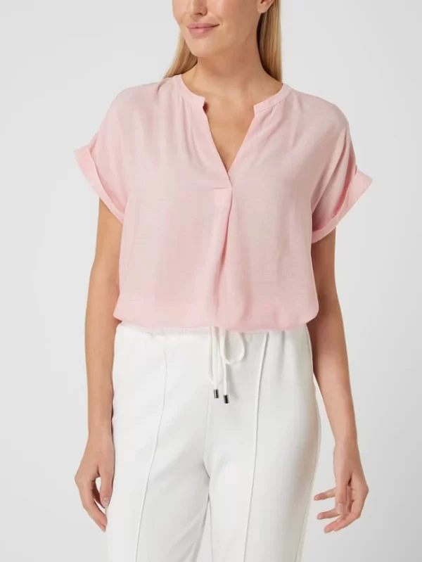 Redraft Blusenshirt Aus Viskose – Rot 5