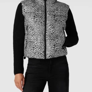 MICHAEL Michael Kors Daunenweste Mit Animal-Print Modell ‘MK Go Puffer Vest’ – Schwarz 13