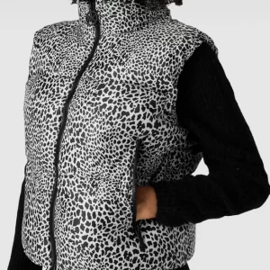 MICHAEL Michael Kors Daunenweste Mit Animal-Print Modell ‘MK Go Puffer Vest’ – Schwarz 11