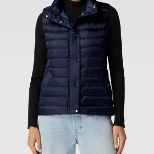 Gant Daunenweste Mit Label-Print Modell ‘Light Down Gilet’ – Marineblau 13