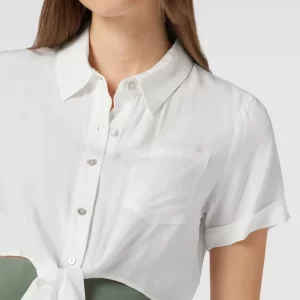 Mamalicious Umstands-Bluse Mit Brusttasche – Offwhite 11
