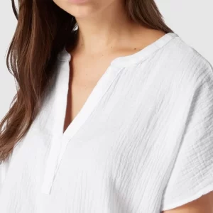 Christian Berg Woman Blusenshirt Mit V-Ausschnitt – Weiß 11