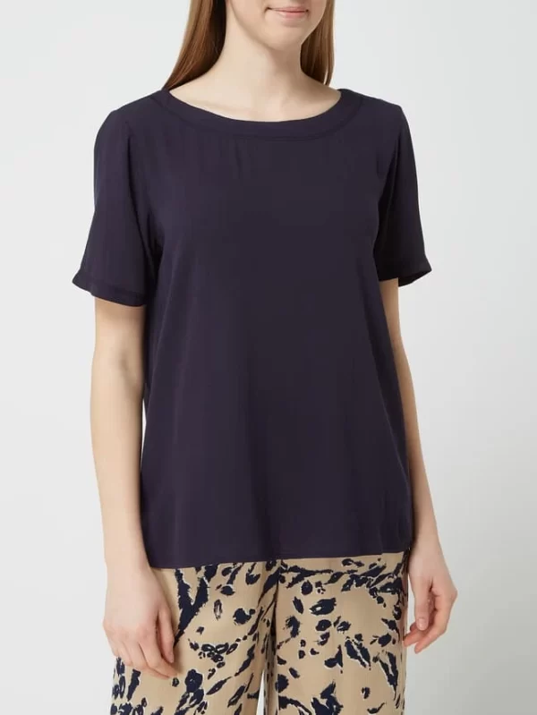 Edc By Esprit Blusenshirt Aus Viskose – Marineblau 5