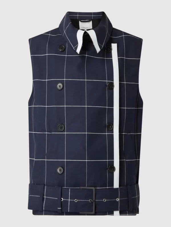 Phillip Lim Weste Mit Taillengürtel – Marineblau 3