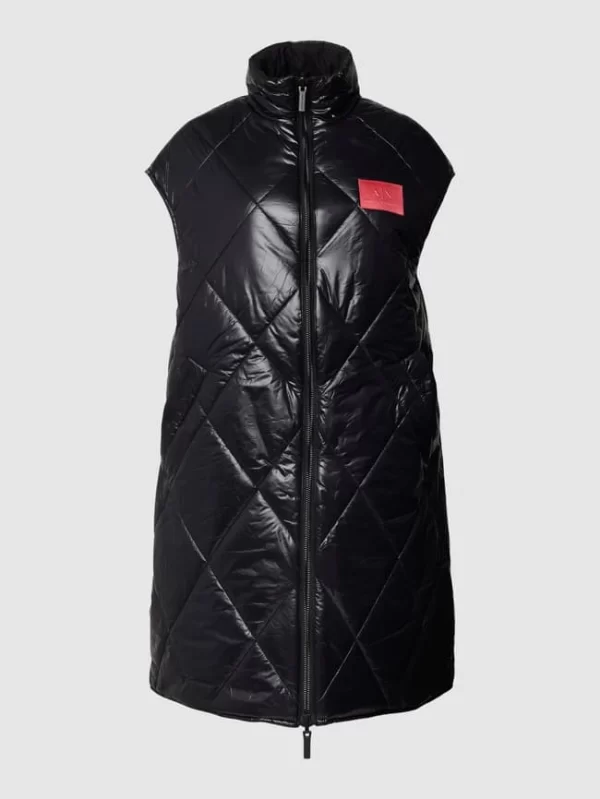 ARMANI EXCHANGE Steppweste In Überlänge – Schwarz 3