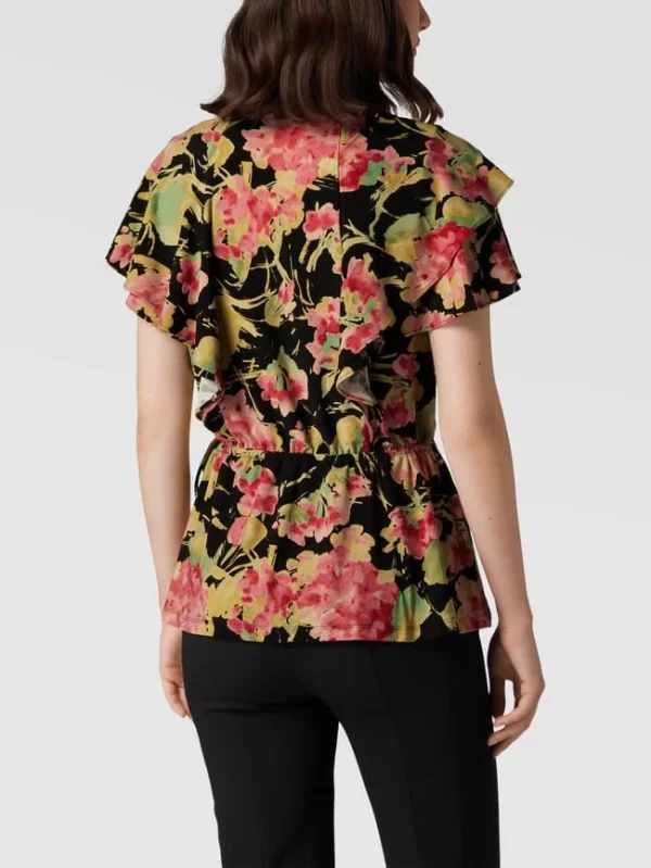 Lauren Ralph Lauren Wickelbluse Mit V-Ausschnitt Modell ‘HASHIN’ – Schwarz 6