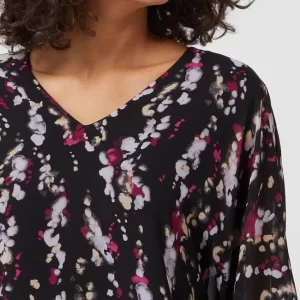 S.Oliver BLACK LABEL Blusenshirt Mit Allover-Muster – Schwarz 11