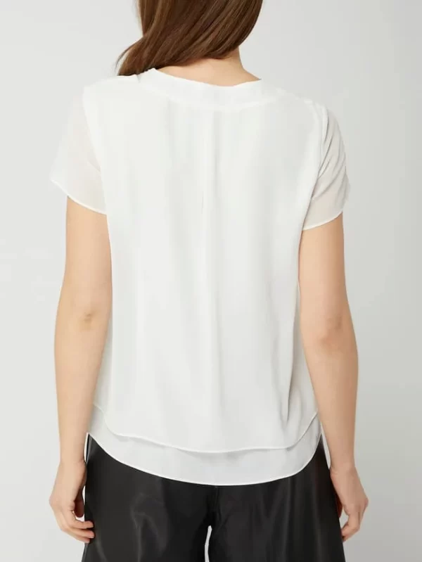 S.Oliver BLACK LABEL Blusenshirt Im Double-Layer-Look – Offwhite 6