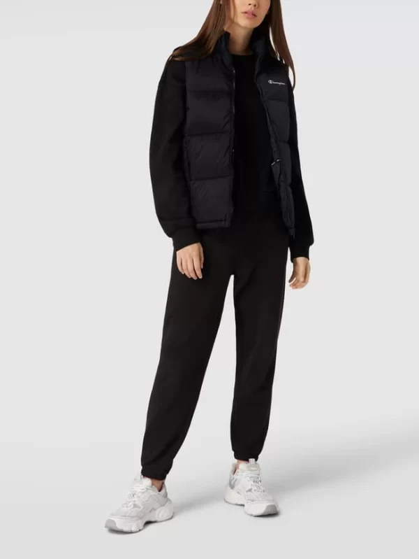 CHAMPION Steppweste Mit Label-Print Modell ‘POLYFILL VEST’ – Schwarz 1