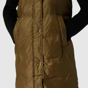 Blauer Usa Weste Mit Label-Details – Khaki 11