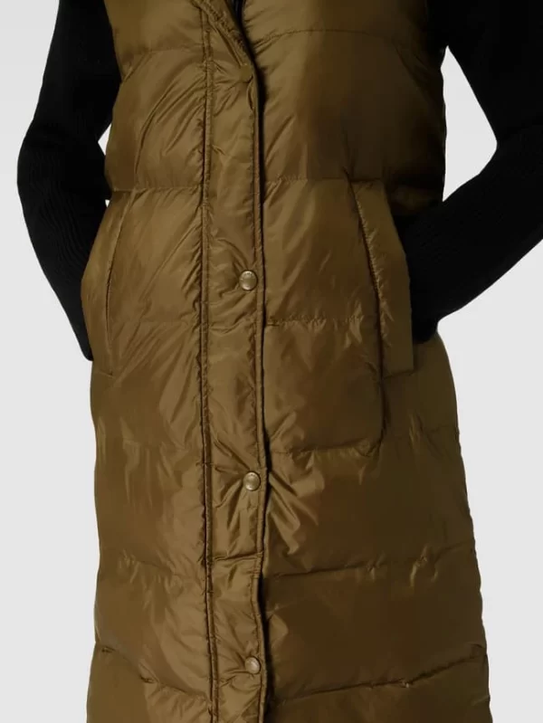 Blauer Usa Weste Mit Label-Details – Khaki 4
