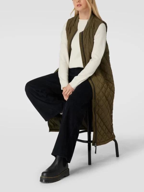 Only Weste Mit Label-Detail Modell ‘Jessica’ – Olivgrün 1