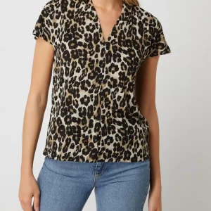 FREE/QUENT Blusenshirt Mit Leopardenmuster Modell ‘Yrsa’ – Schwarz 13