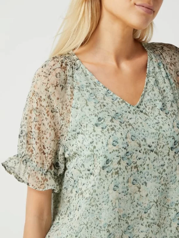 Fransa Blusenshirt Aus Chiffon – Lindgrün 4