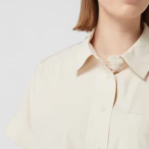 Opus Boxy Fit Bluse Aus Baumwolle Modell ‘Fajuna’ – Offwhite 11