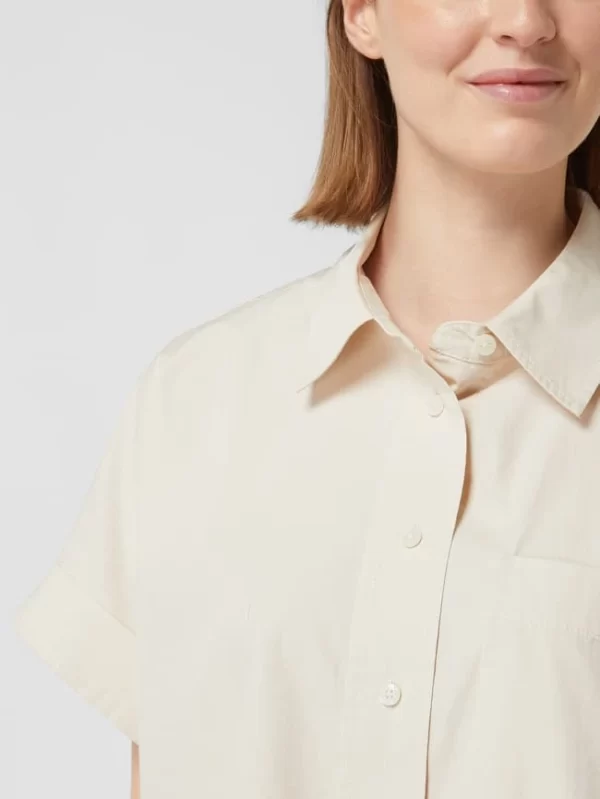 Opus Boxy Fit Bluse Aus Baumwolle Modell ‘Fajuna’ – Offwhite 4
