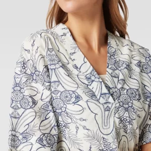 Marc O’Polo Blusenshirt Mit Floralem Allover-Muster – Offwhite 11
