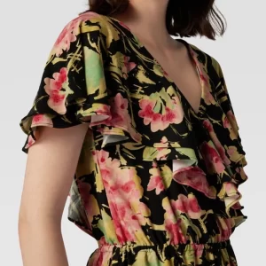 Lauren Ralph Lauren Wickelbluse Mit V-Ausschnitt Modell ‘HASHIN’ – Schwarz 11