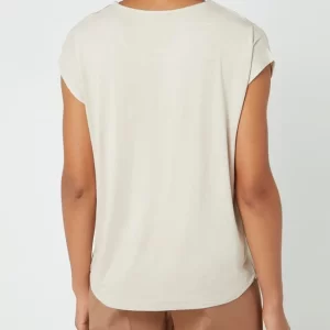 More & More Blusenshirt Mit Angeschnittenen Ärmeln – Sand 15
