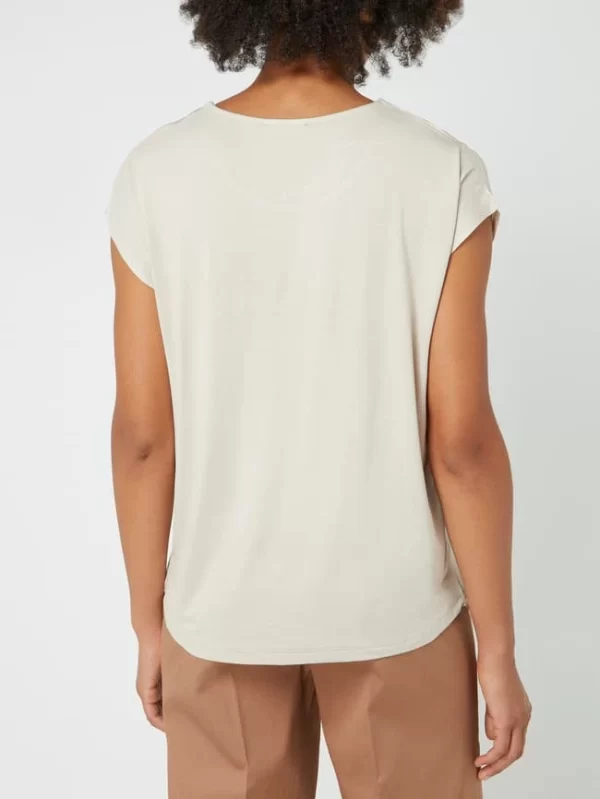 More & More Blusenshirt Mit Angeschnittenen Ärmeln – Sand 6
