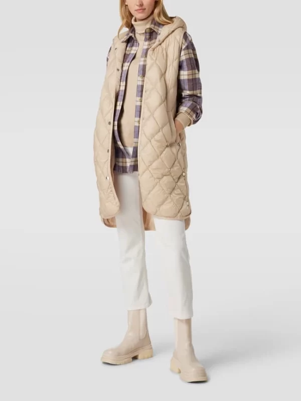 Opus Steppweste Mit Kapuze Modell ‘WIAMANT’ – Offwhite 1