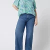 ONLY CARMAKOMA PLUS SIZE Blusenshirt Mit Allover-Muster – Hellgrün 17