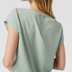 Only Blusenshirt In Unifarbenem Design – Mint 11