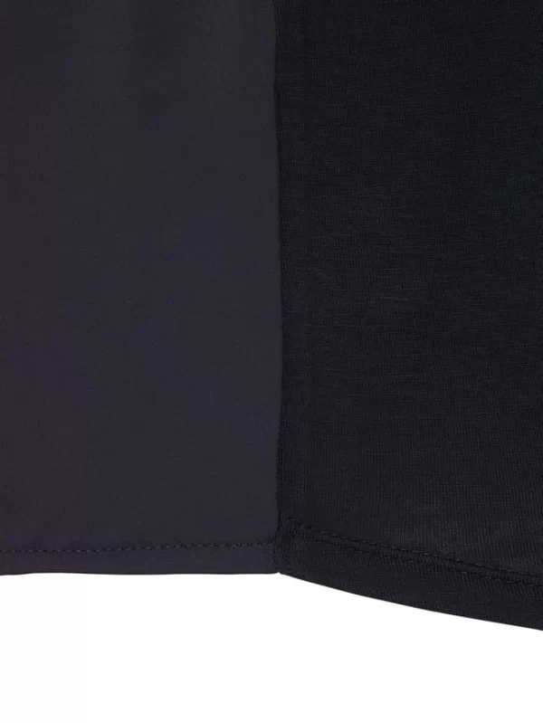More & More Blusenshirt Mit Angeschnittenen Ärmeln – Marineblau 4