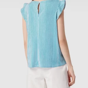 Tom Tailor Denim Bluse Mit Strukturmuster – Bleu 15