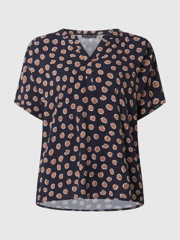 Betty Barclay Blusenshirt Aus Viskose – Blau 3