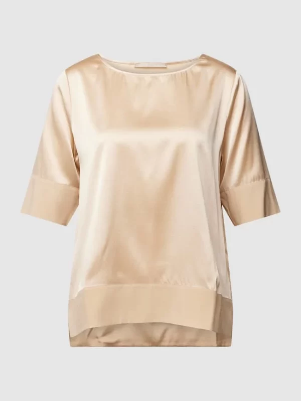 (The Mercer) N.Y. Blusenshirt Mit Rundhalsausschnitt – Sand 1