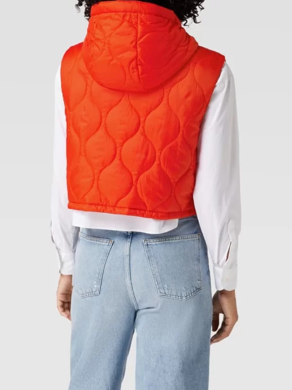 Marc O’Polo Steppweste Mit Label-Detail – Orange 6