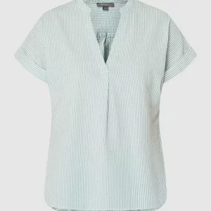 Montego Blusenshirt Aus Seersucker – Smaragdgrün 9