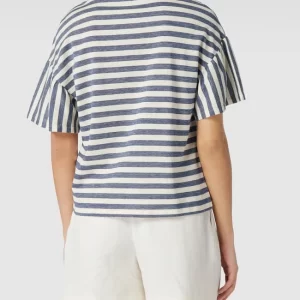 Weekend Max Mara Bluse Mit Streifenmuster Modell ‘Alben’ – Blau 15