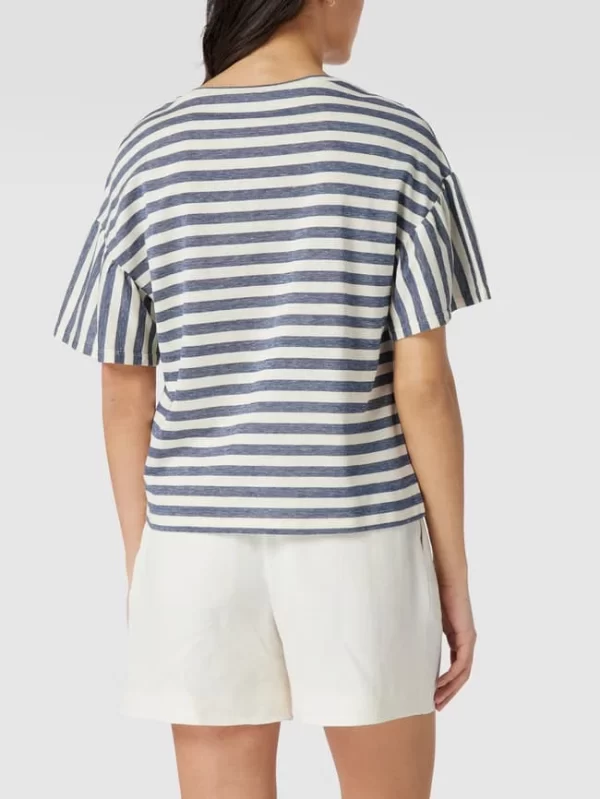 Weekend Max Mara Bluse Mit Streifenmuster Modell ‘Alben’ – Blau 6