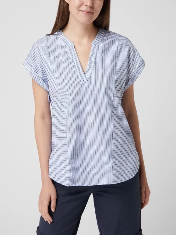 Esprit Blusenshirt Mit Streifenmuster – Bleu 5