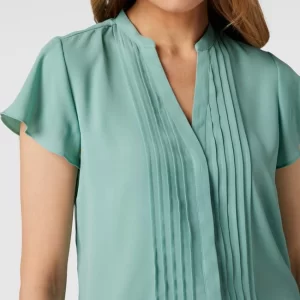 Jake*s Collection Blusenshirt Mit V-Ausschnitt – Hellgrün 11