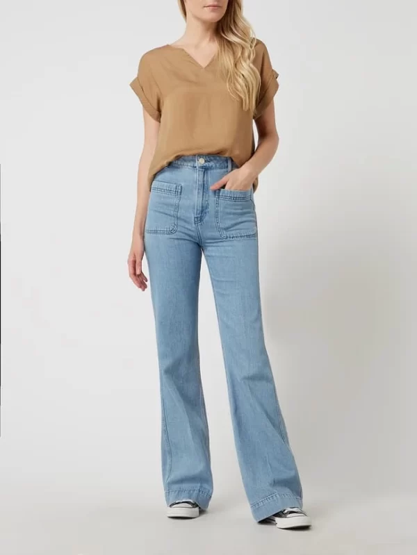 Saint Tropez Blusenshirt Mit Punktmuster Modell ‘Briana’ – Camel Meliert 1